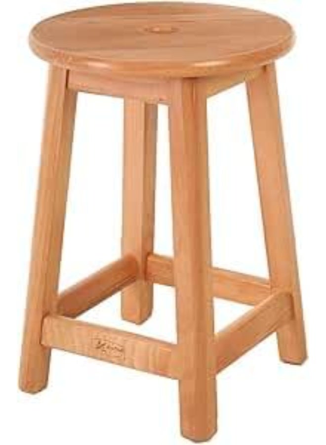 Backless Round Bar Stool 60 cm Height Solid Seat Modern Minimalist Counter Stool for Kitchen Bar Cafe Home Dining Room Workshop Seating Space‑Saving Durable